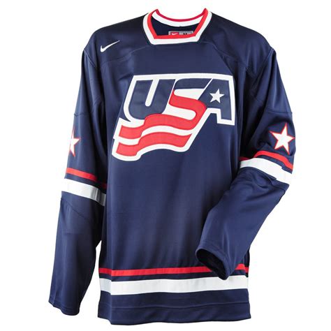 nike men's usa hockey replica navy jersey|authentic nike usa hockey jersey.